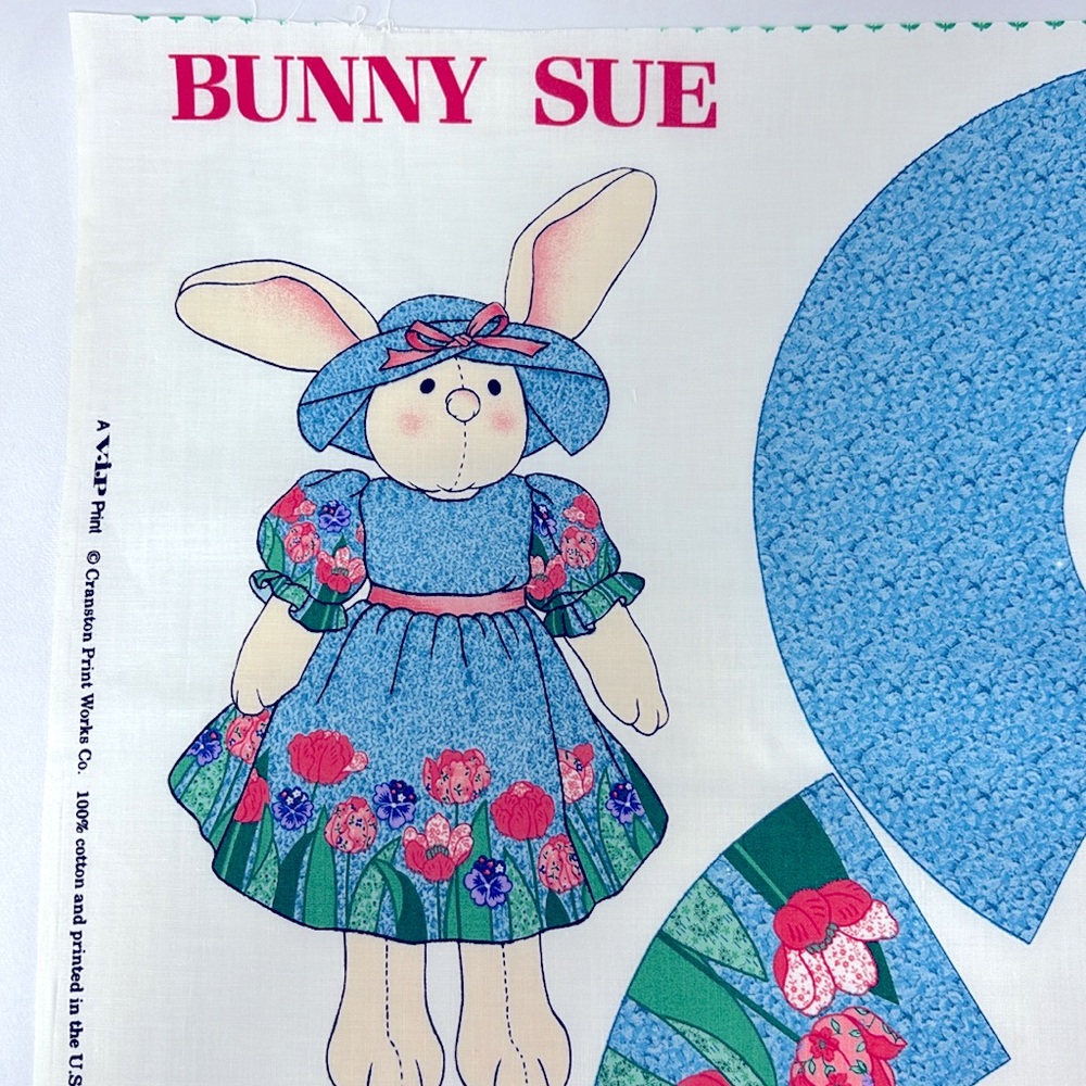 Bunny Sue Fabric Panel